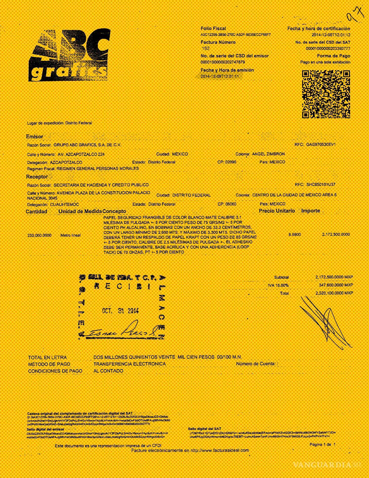 $!IMAGEN: SHCP, RESPUESTA DE TRANSPARENCIA