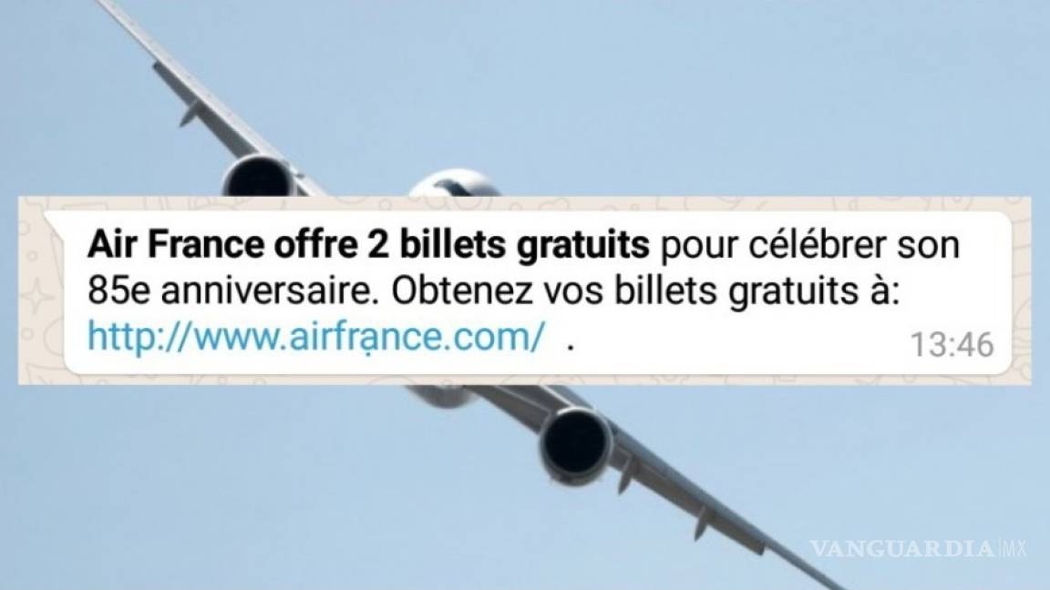 Utilizan a Air France para fraude que está causando muchas víctimas en redes sociales