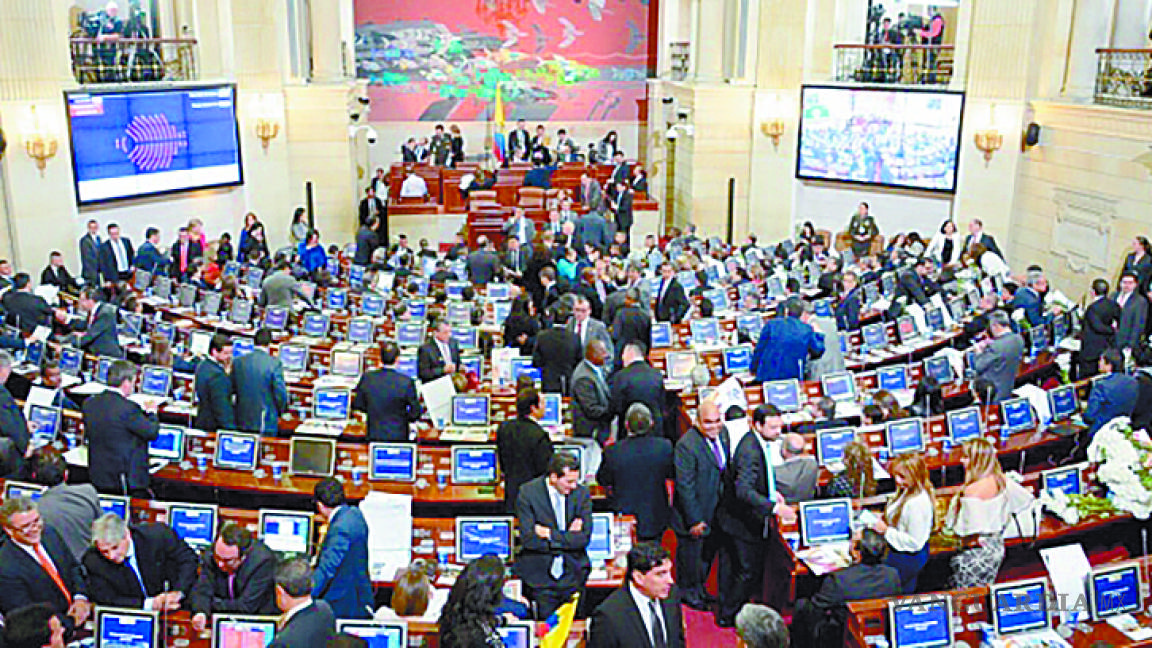 Congreso colombiano busca que proceso por la paz avance