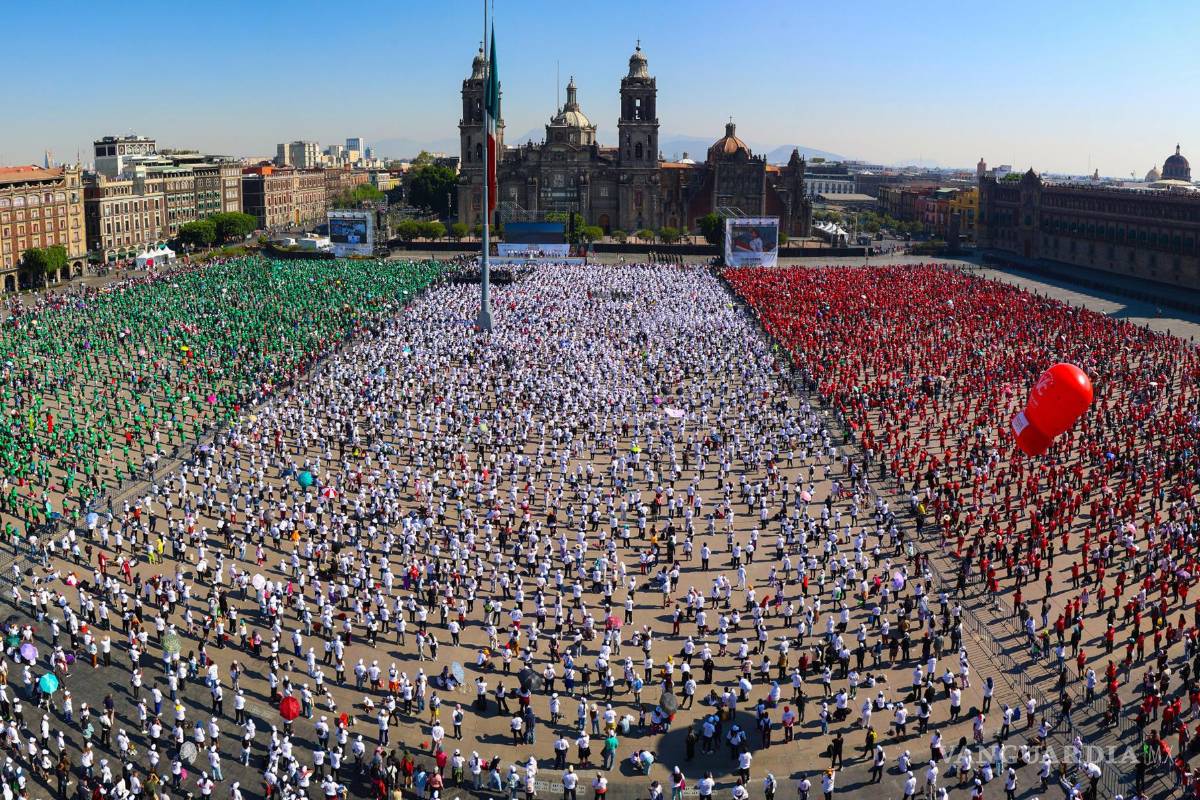 Se puede decir... Que en el Zócalo hubo clases de ‘boxeo’
