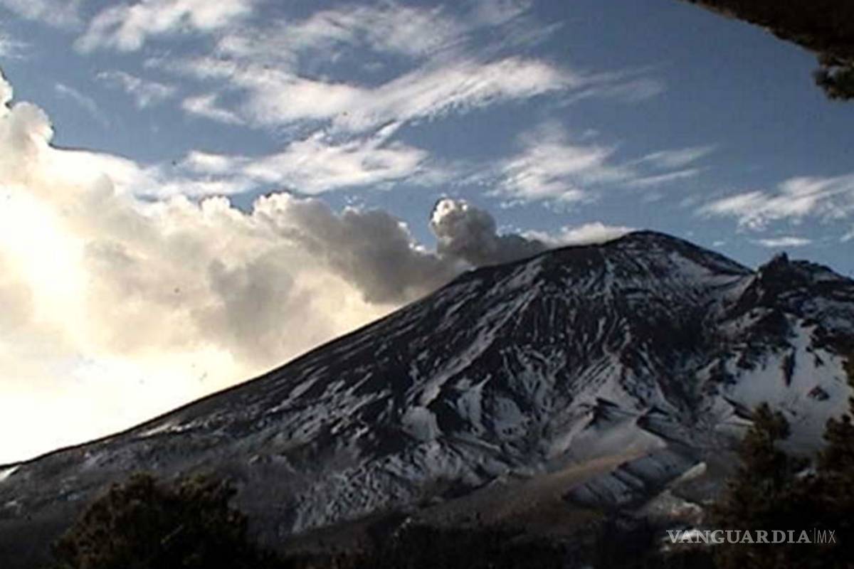 Volcán Popocatépetl aumenta su actividad, ocurren 39 exhalaciones