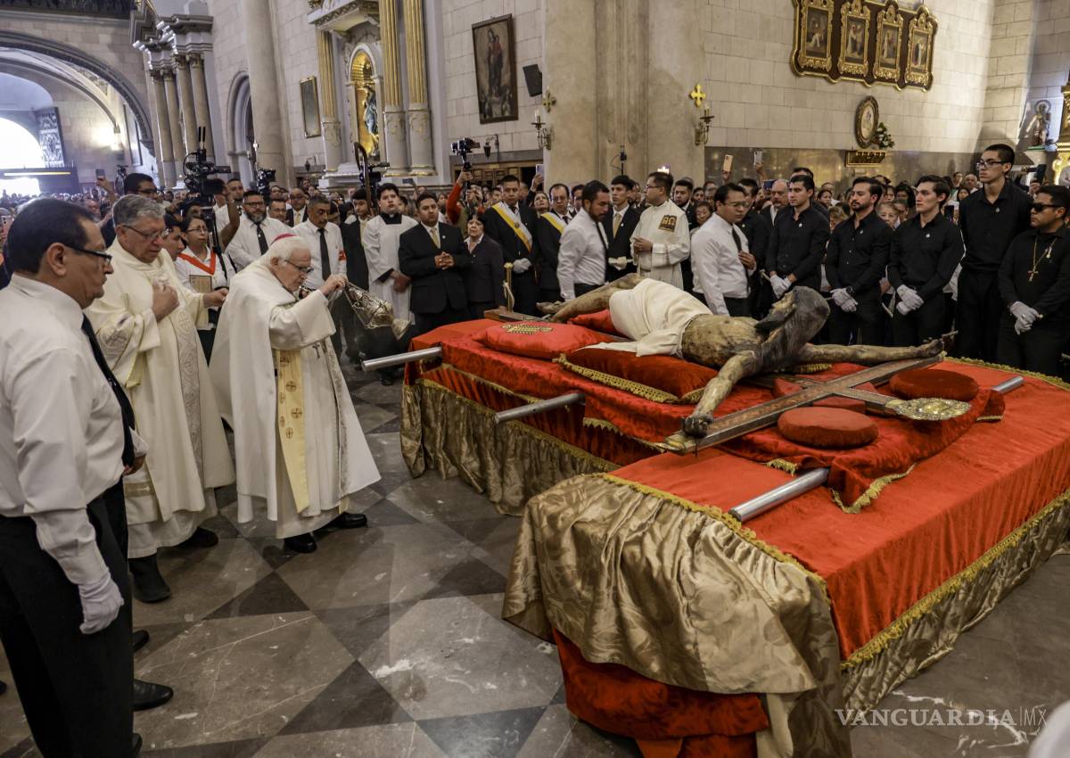Gran participación en el novenario del Santo Cristo en Saltillo, destaca obispo Hilario González
