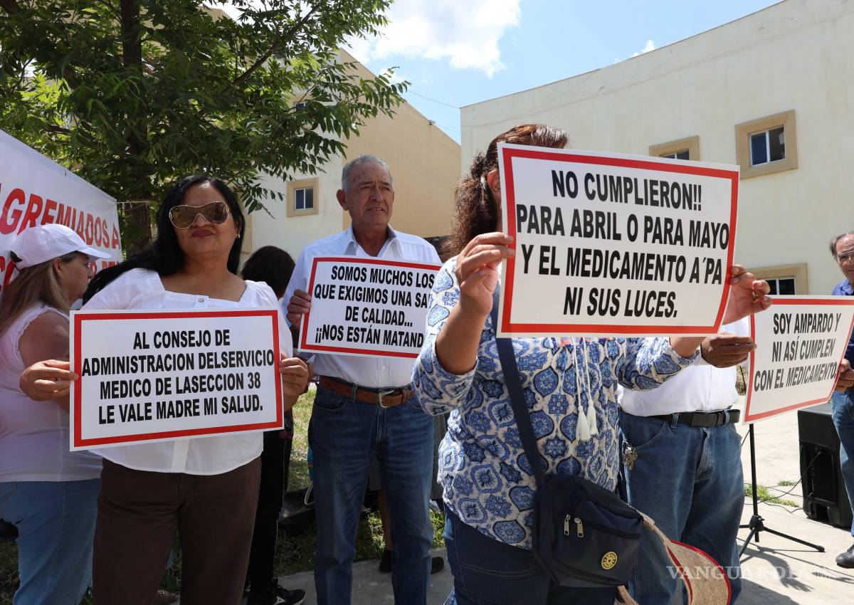 $!Jubilados acusan abandono médico y falta de respuesta del sindicato.