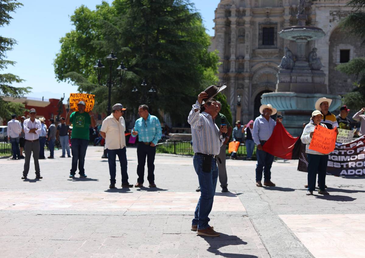 Saltillo: marcha el SUTUAAAN para exigir cumplimiento de acuerdos