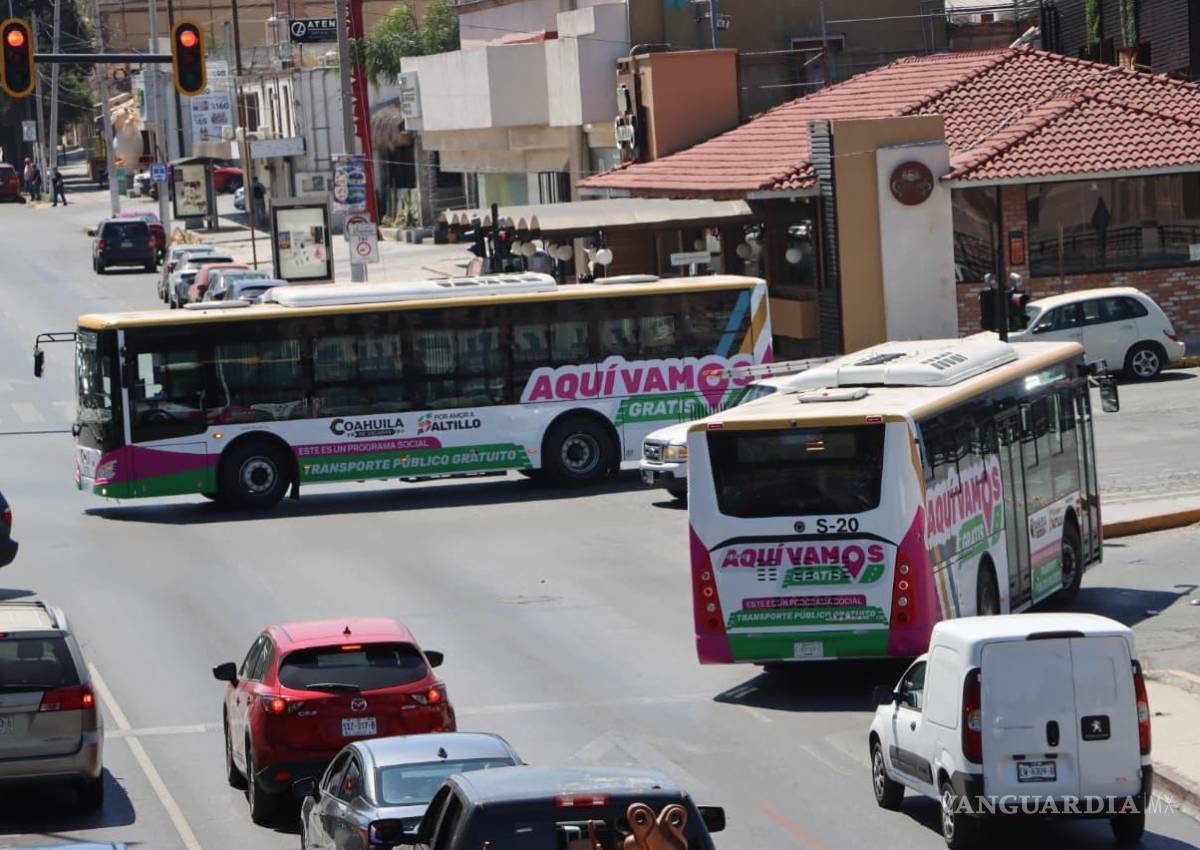 Ante arranque de ‘Aquí vamos gratis’ en Saltillo, llaman al cuidado de las nuevas unidades