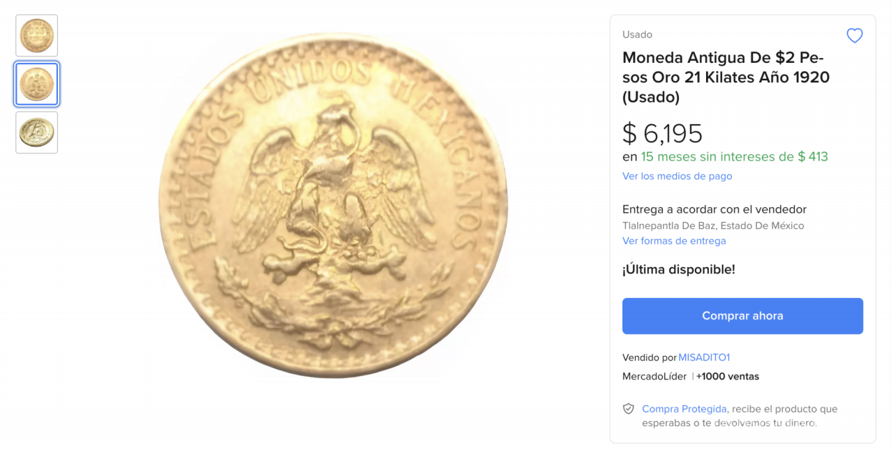 $!Una moneda de 2 pesos ha sorprendido a todos al venderse por más de $6,000 pesos en plataformas como Mercado Libre.