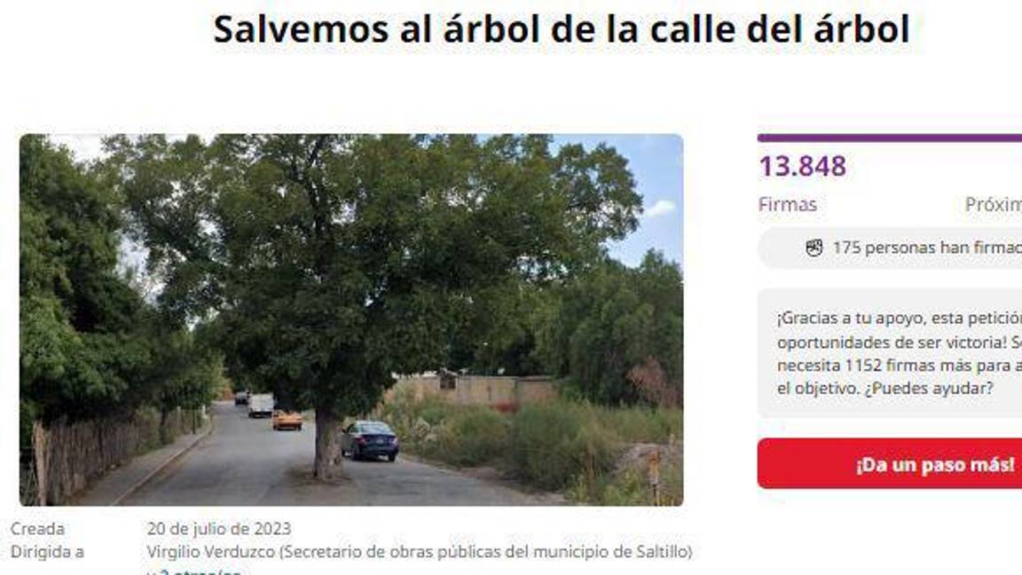 $!La petición en la plataforma Change.org rindió frutos.