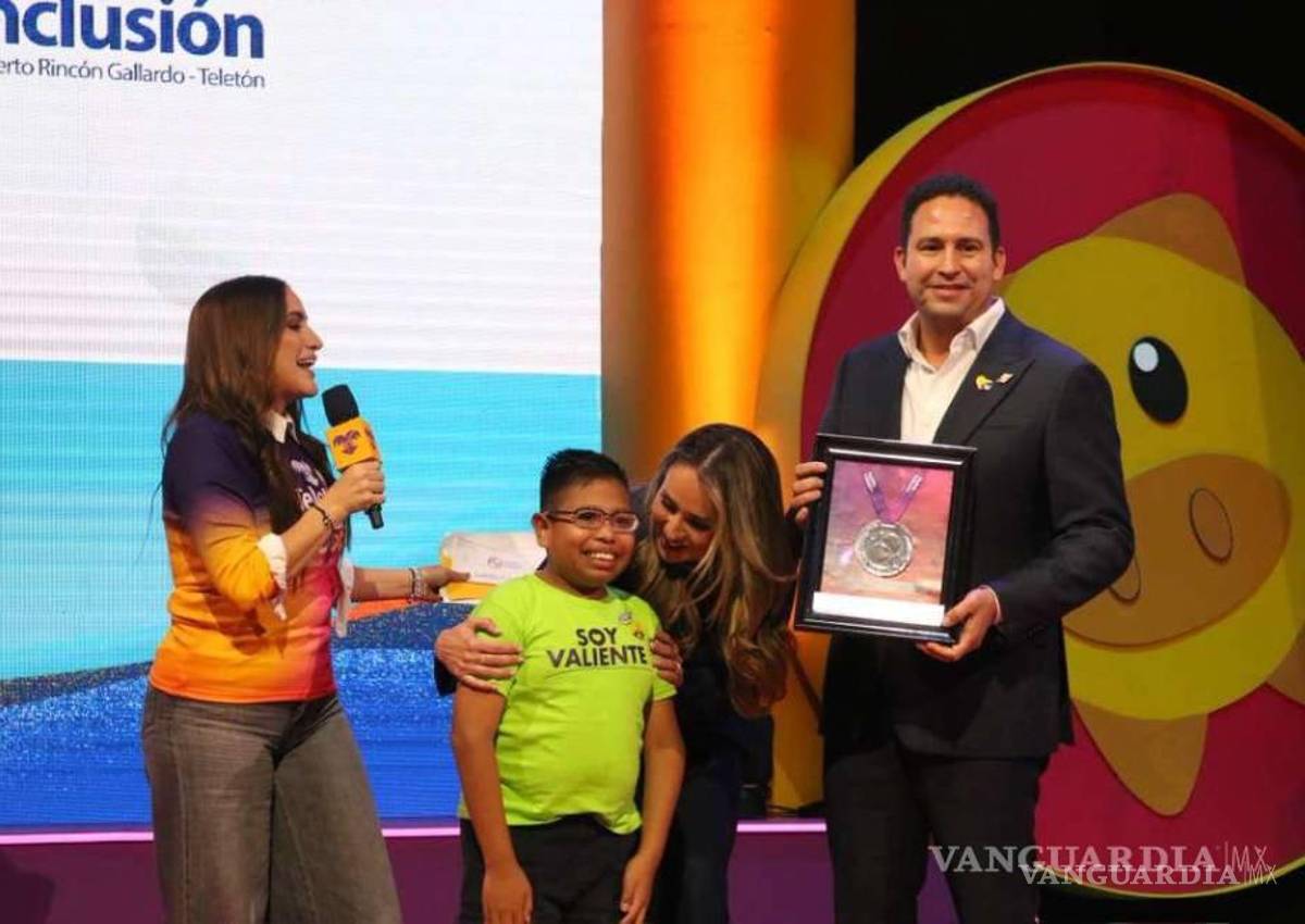 Saltillo: tras recibir medalla del Teletón, Alcalde destaca programas locales de inclusión