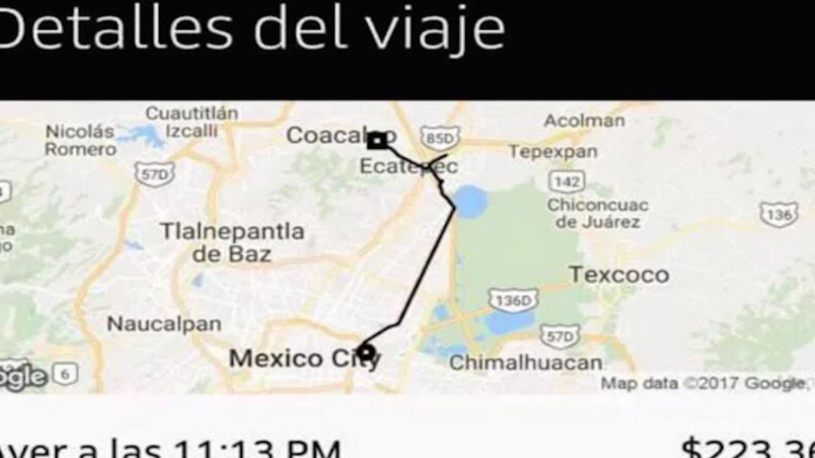 Chofer de Uber violó a usuaria en Ecatepec