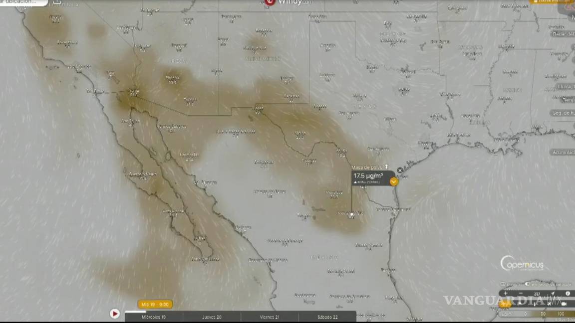 Nuevo León alerta por polvo y vientos provenientes de Texas y Coahuila; afecta también a Saltillo