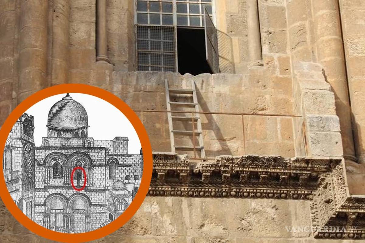 La escalera del Santo Sepulcro... el objeto que lleva 300 años en el mismo sitio y que podría desatar una guerra religiosa (video)
