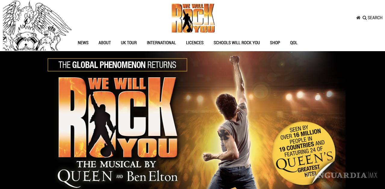 We Will Rock You-Tour, musical inspirado en canciones de Queen prepara gira por EU