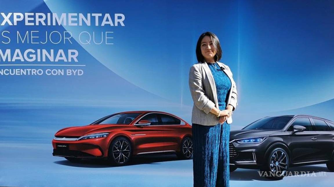 $!Neva Zhang, Directora Comercial de BYD México, indicó que en la primera fase del proyecto se ofrecerá el sedán mediano HAN EV, así como del SUV de 7 plazas TANG EV