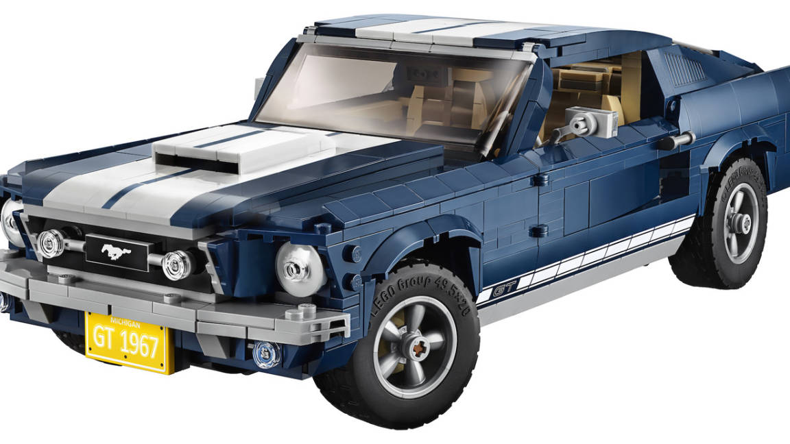 Lego lanza una impresionante réplica del Ford Mustang 67, digna de colección