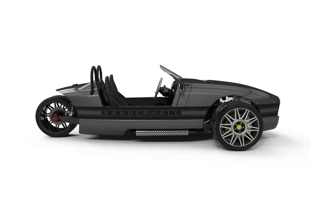 Conoce al Vanderhall Edison2, vehículo eléctrico con tres ruedas y 300 km de autonomía