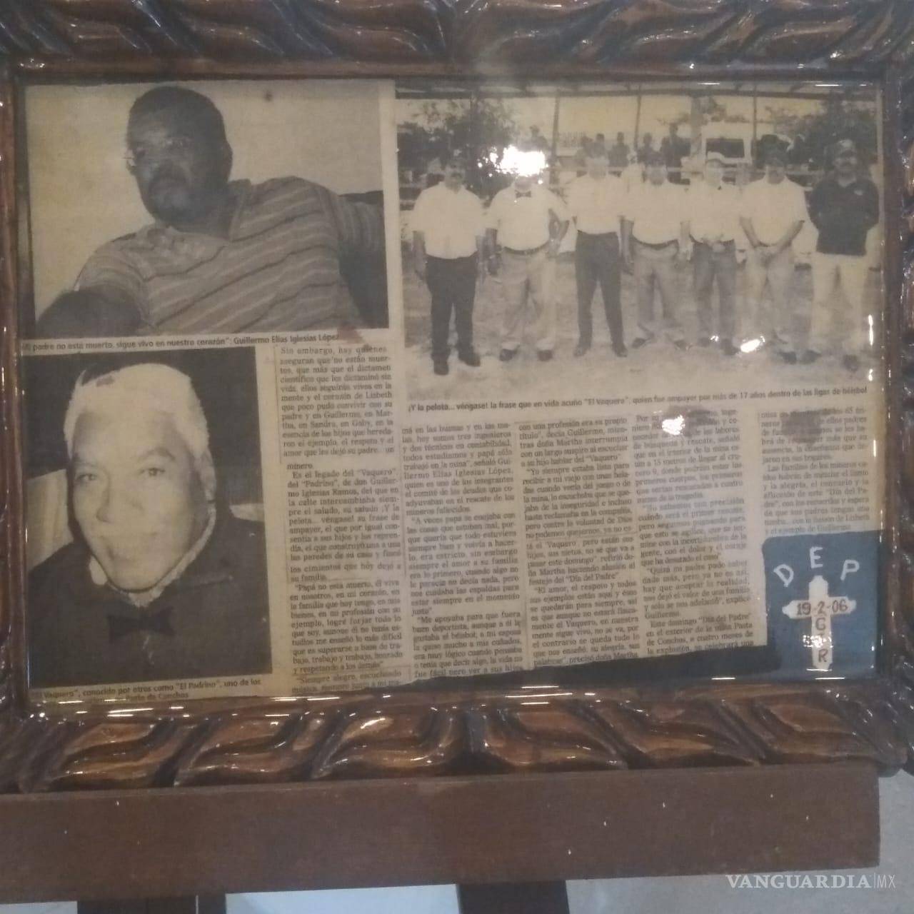 $!La mina 8 de Pasta de Conchos, en Nueva Rosita, se convirtió en símbolo de la deuda histórica con los trabajadores del carbón.