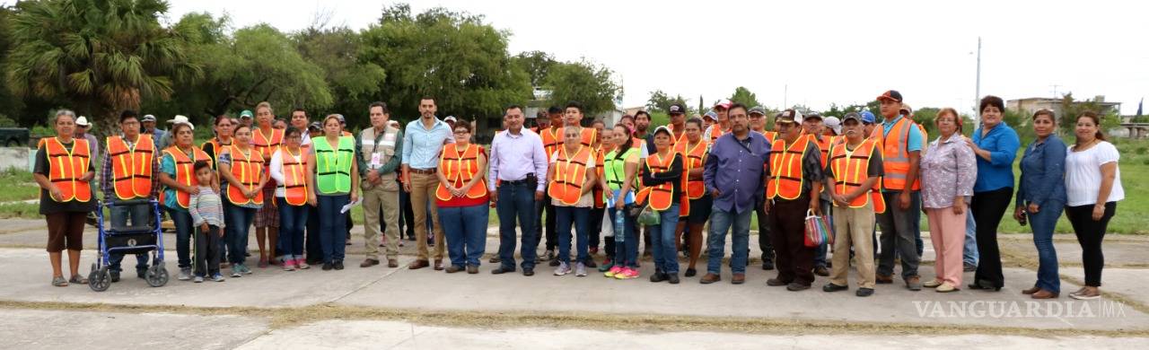 Arranca programa de empleo temporal en Nava; se benefician 205 personas