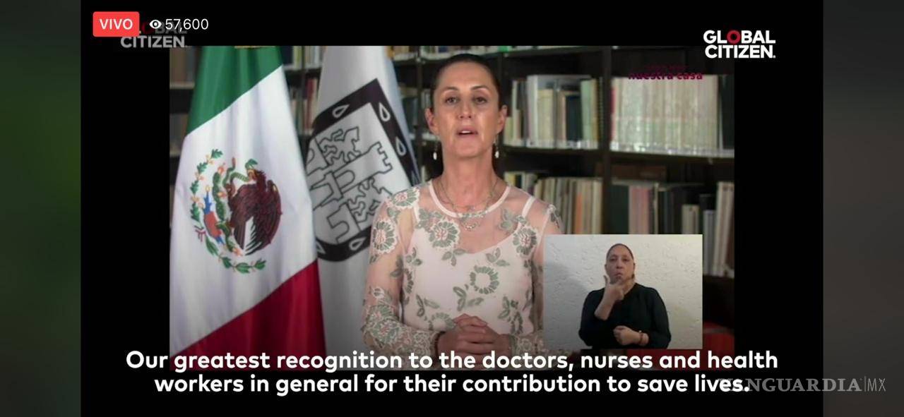 $!Así fue como ‘One World: Together at Home’ reconoció el trabajo del sector salud en México