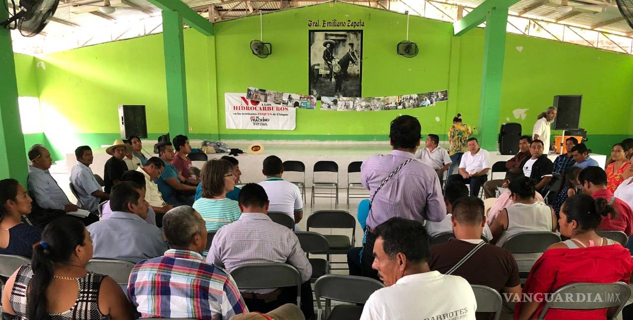 $!Defienden zoques de Chiapas 84 mil 500 hectáreas de los proyectos de la Reforma Energética