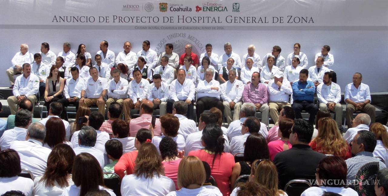 $!Anuncia IMSS construcción de Hospital General de Zona en Acuña
