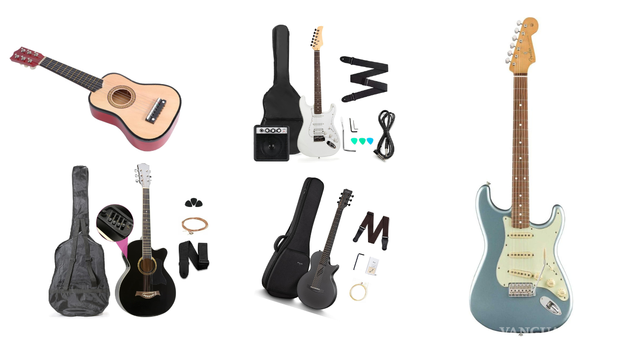 ¿Quieres desarrollar un nuevo talento? Cinco guitarras ideales que encontrarás en Amazon