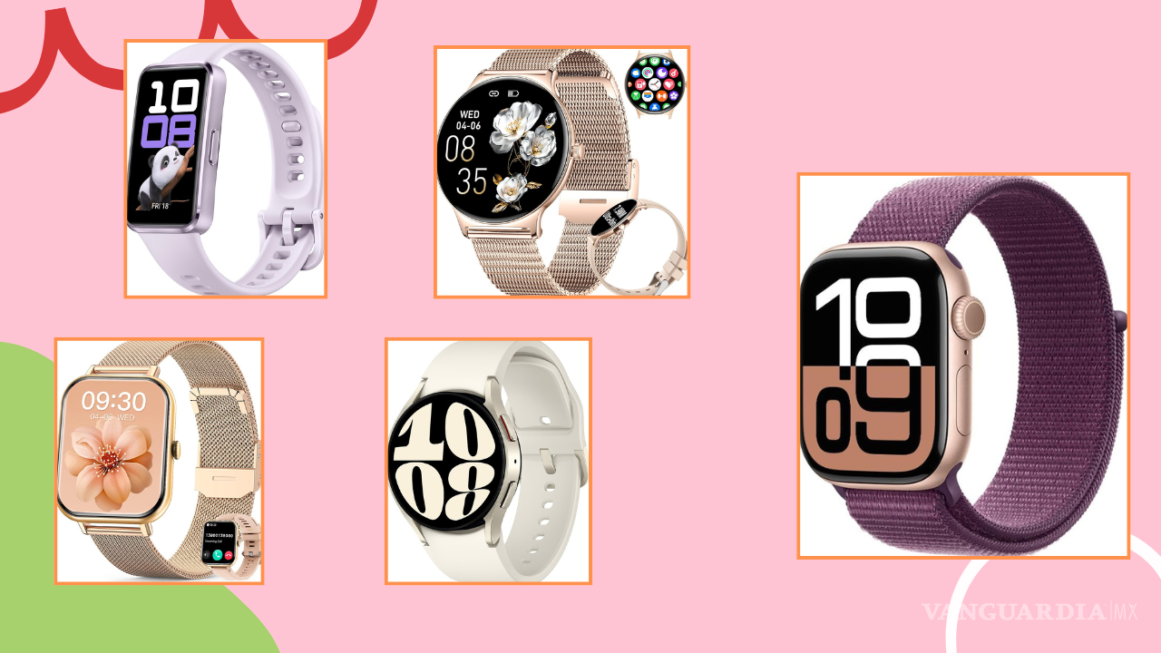 5 smartwatches modernos y elegantes que a mamá le encantarán