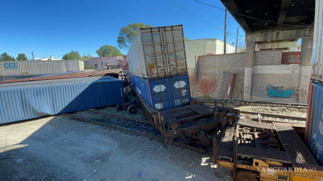 $!Se llevará a cabo el levantamiento de los carros ferroviarios afectados.