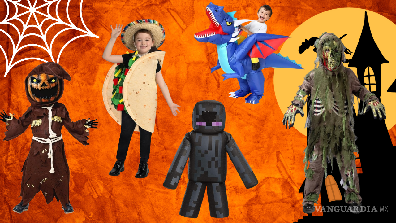 5 disfraces divertidos para niños que encontrarás en Amazon y les encantarán este Halloween
