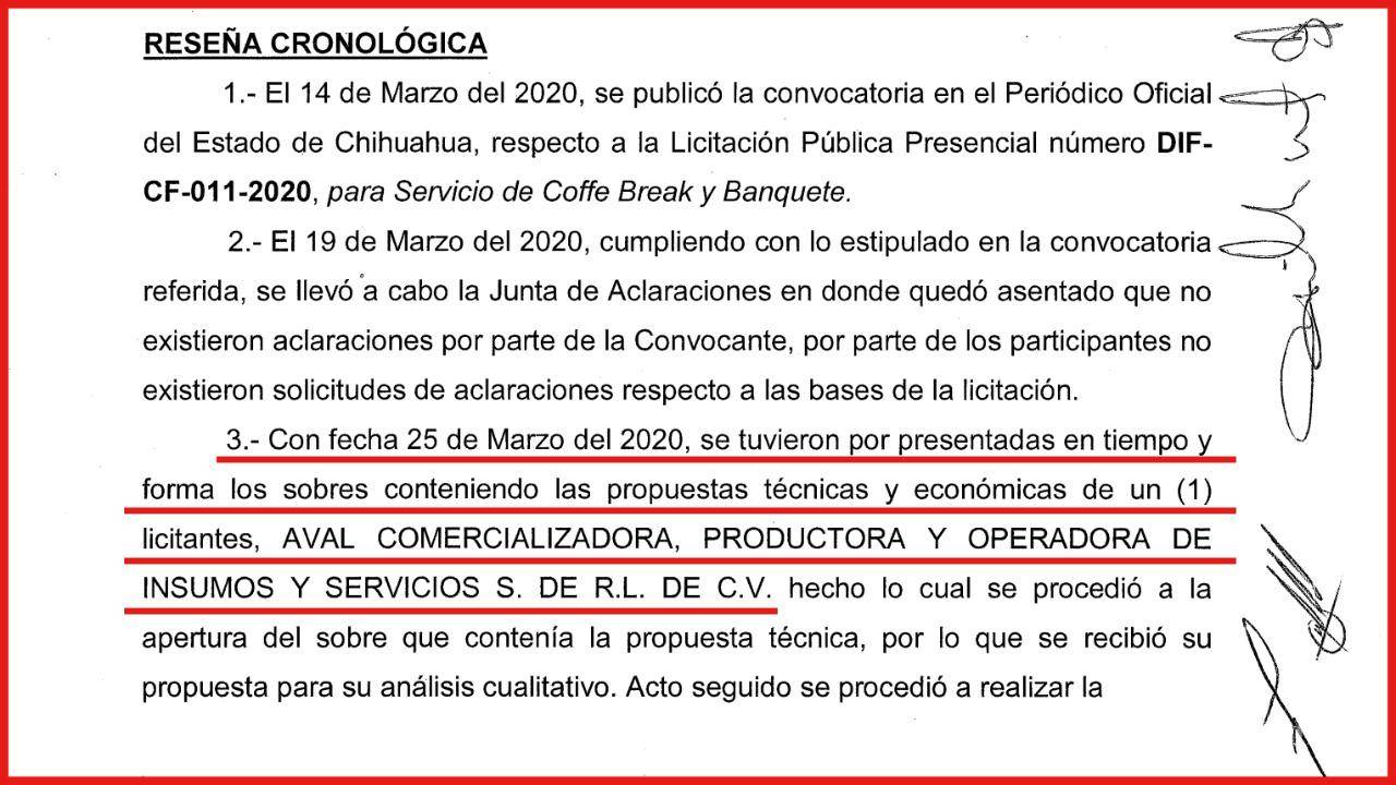 $!Única concursante en licitación.