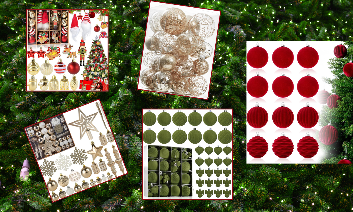 Las esferas más bonitas de Amazon para darle un brillo único a tu arbolito esta Navidad