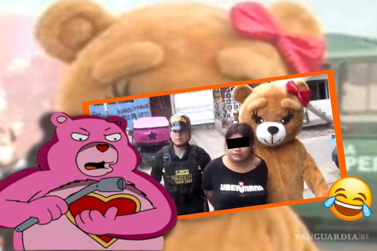 ‘Aquí te tengo tu cariñito’: Policía de Perú usa botarga de osito para atrapar a narcotraficante en San Valentín (VIDEO)