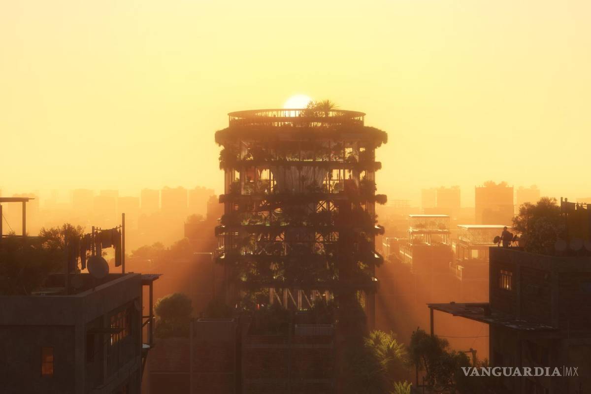 Torres probióticas, una nueva clase de edificio de gran altura, capaz de producir biocombustible, para sanar las ciudades