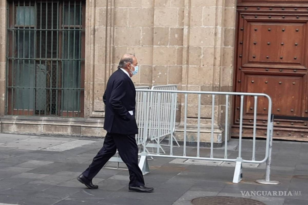 Carlos Slim vuelve a reunirse con AMLO en Palacio Nacional