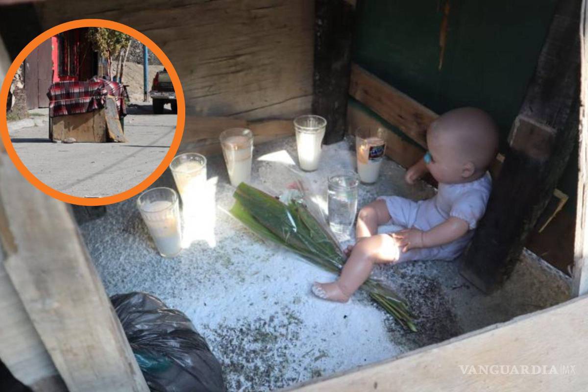 ‘Esos eran sus juguetes’; colocan altar por Zoe, niña que falleció atropellada en Ramos Arizpe
