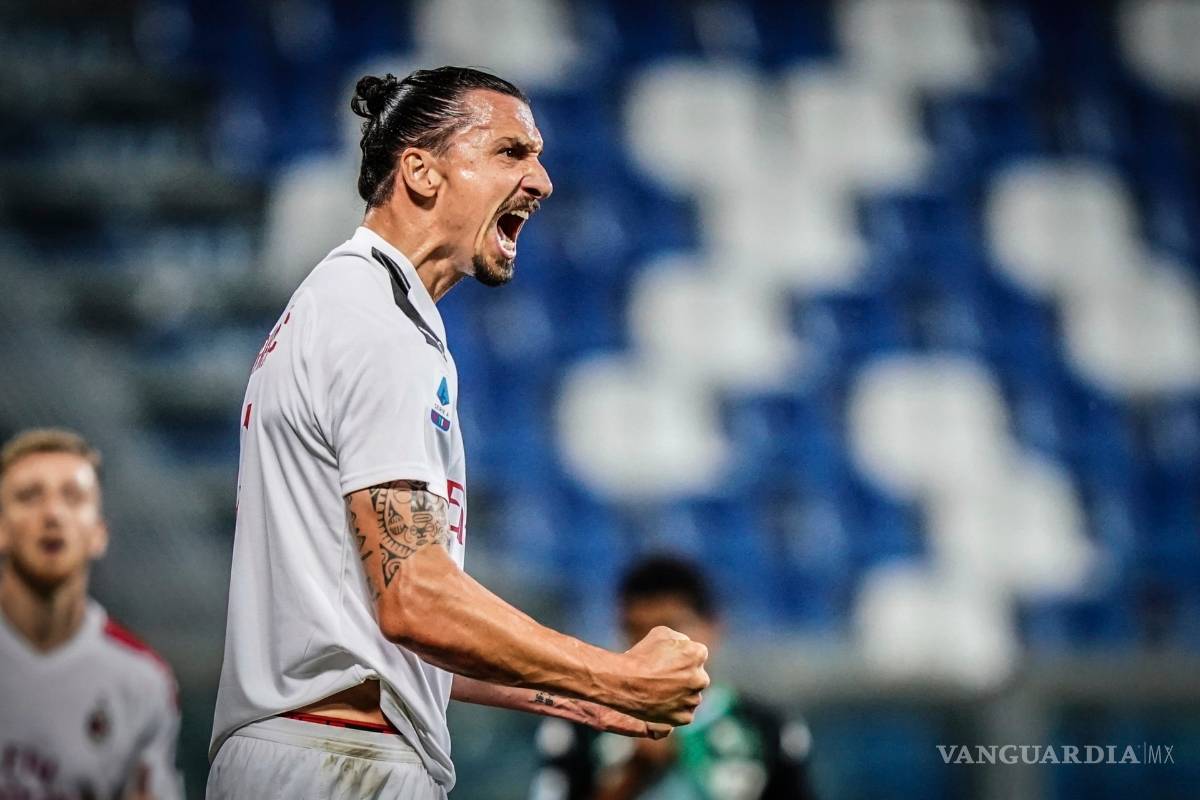A sus 38 años, Zlatan consigue doblete con el Milán en la Seria A