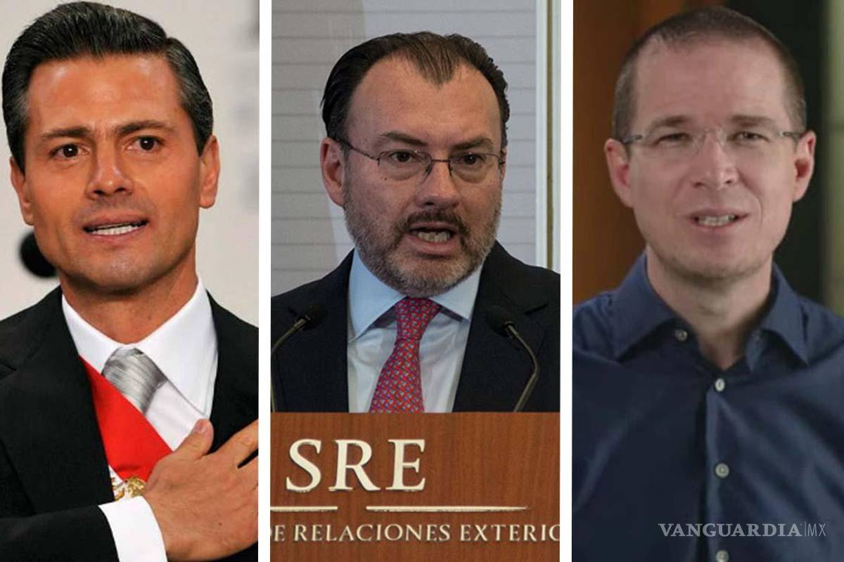 FGR va por Peña Nieto, Ricardo Anaya y Luis Videgaray por delito de delincuencia organizada