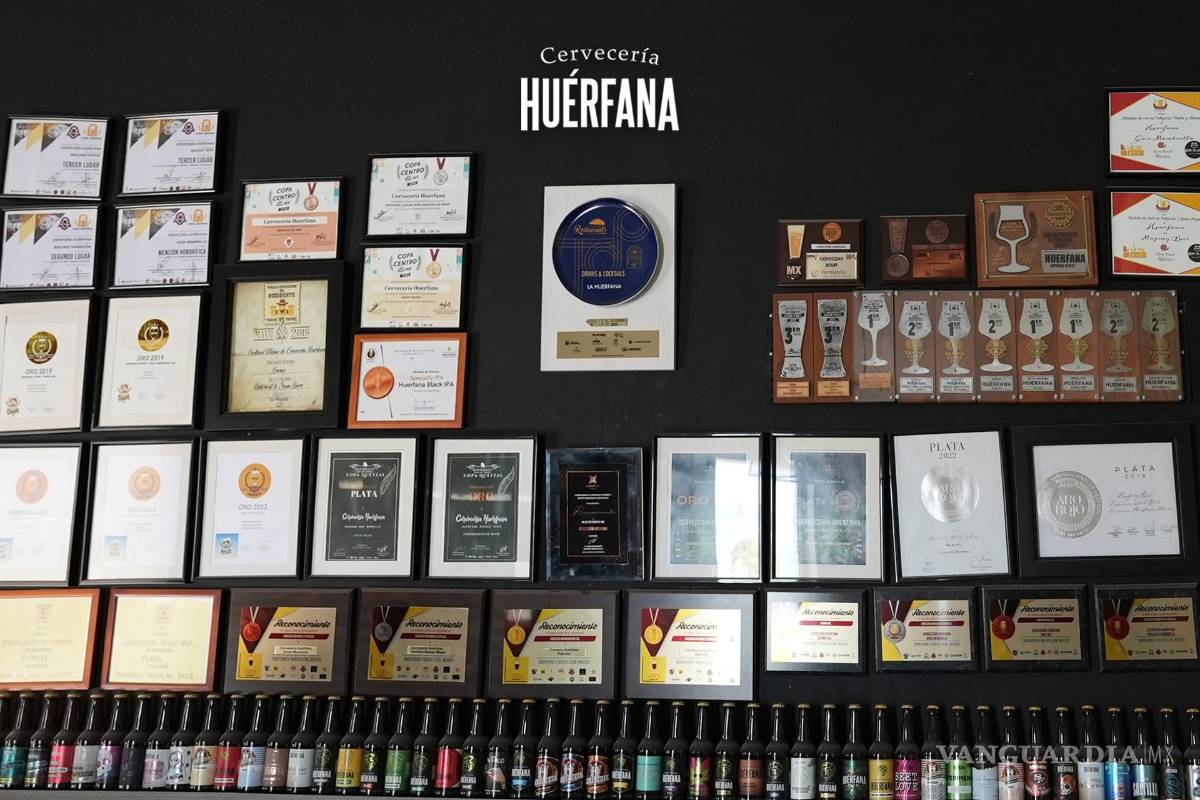 $!Casi todas las variedades de cerveza Huérfana han ganado por lo menos una medalla.