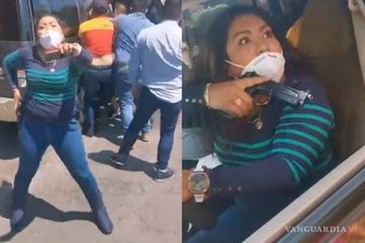 'Lady Pistola', mujer policía amenazó con su arma a familiares de detenido