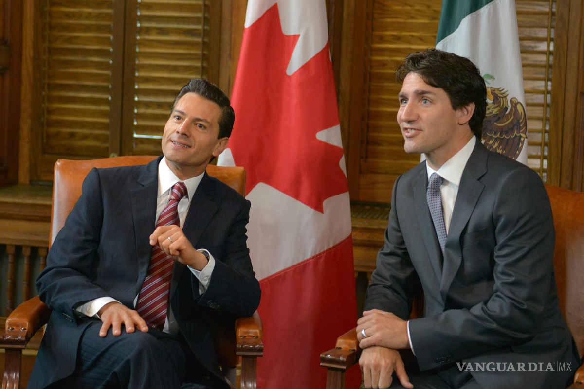 Peña y Trudeau dan bienvenida a postura de Trump de renegociar TLCAN