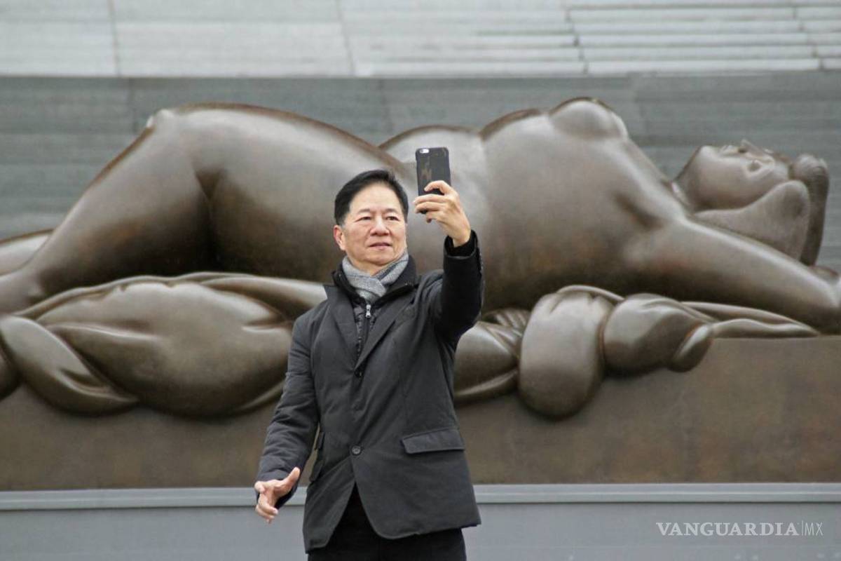 Abre Botero en Shanghái su primera muestra con escultura monumental en China