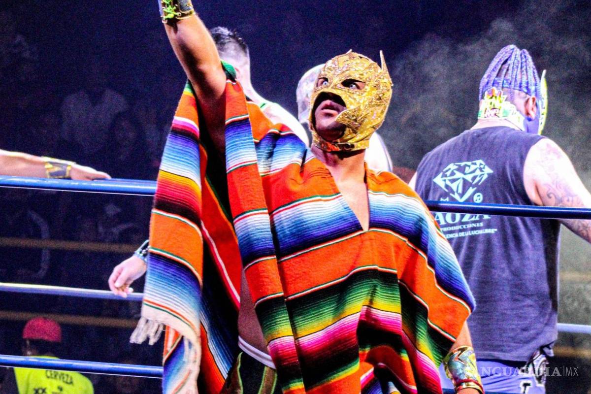Gente de Saltillo: Crónic y su sarape, almas de la lucha libre saltillense