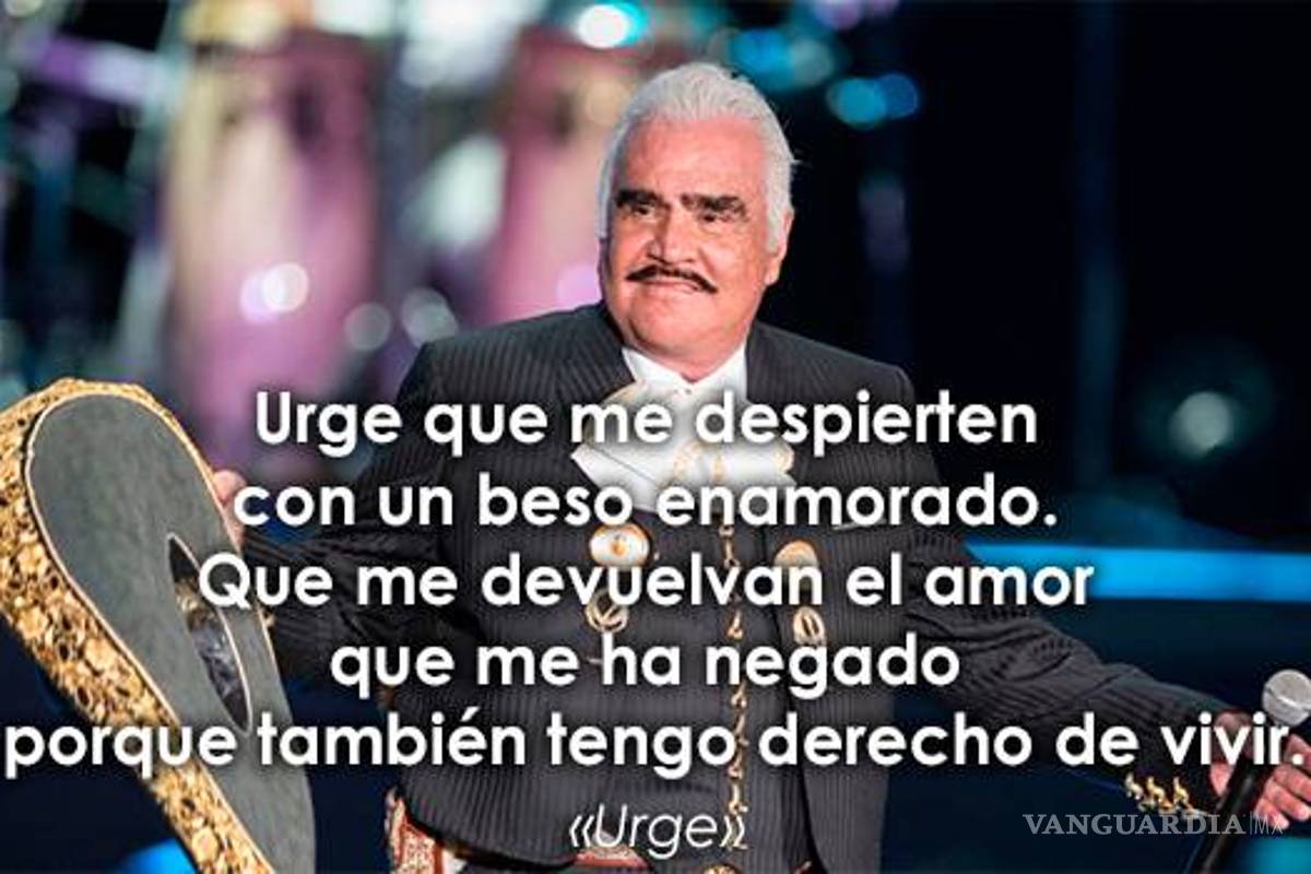 $!"Sigo siendo el rey" y otras 14 frases con las que recordaremos a Vicente Fernández