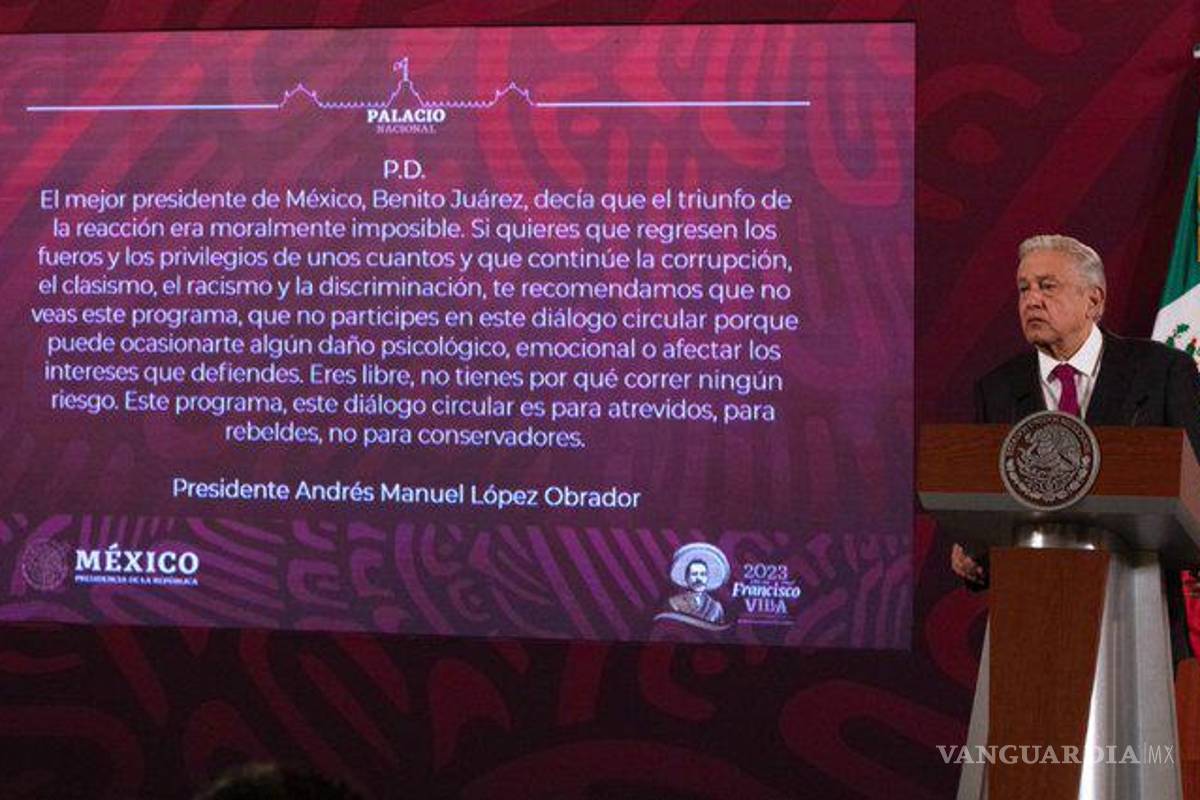 AMLO obedece al INE, elimina advertencia a ‘conservadores’