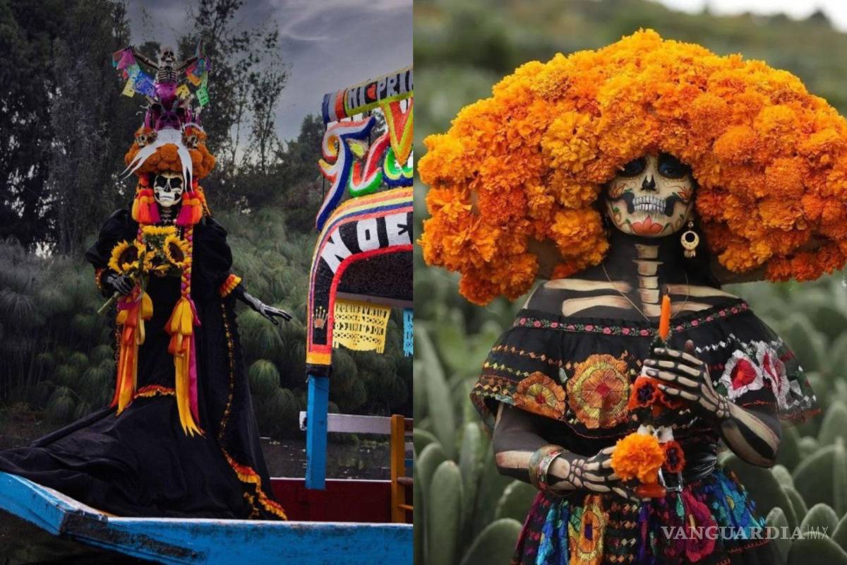 Entre maquillaje y cempasúchil: catrinas reinan redes sociales