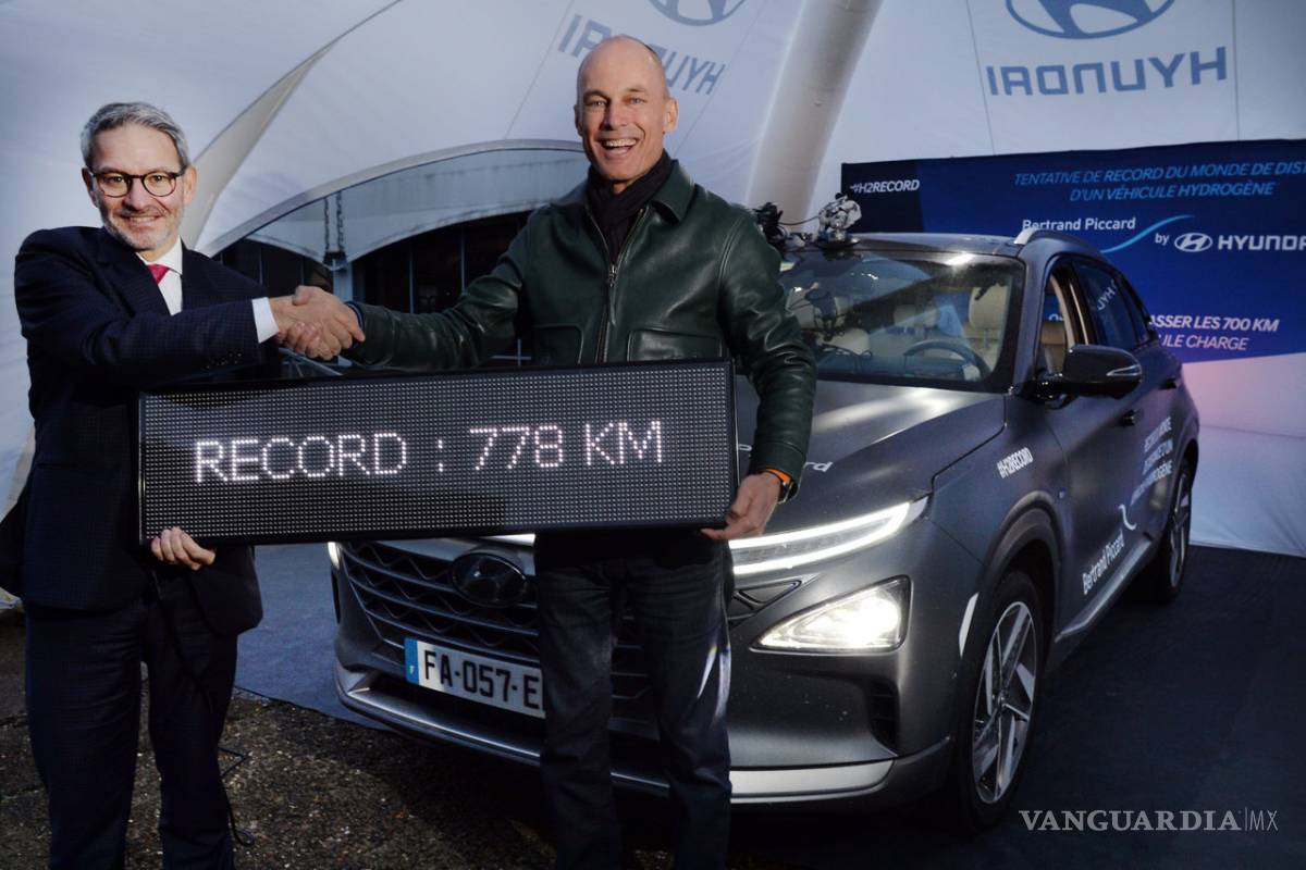 $!El Hyundai NEXO impulsado por hidrógeno logra récord mundial de distancia con casi 800 km