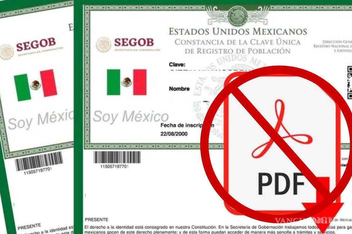 No es tu Internet: Usuarios reportan fallas para descargar CURP en PDF