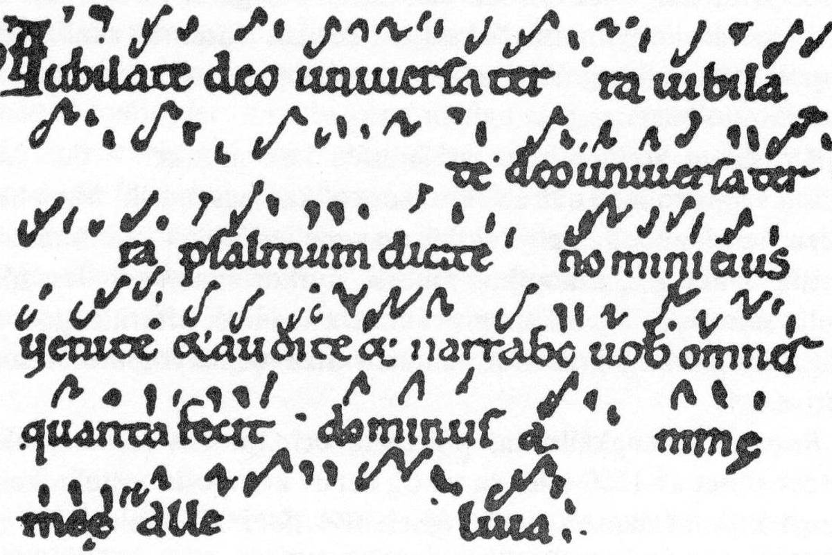 Genealogía de la escritura musical