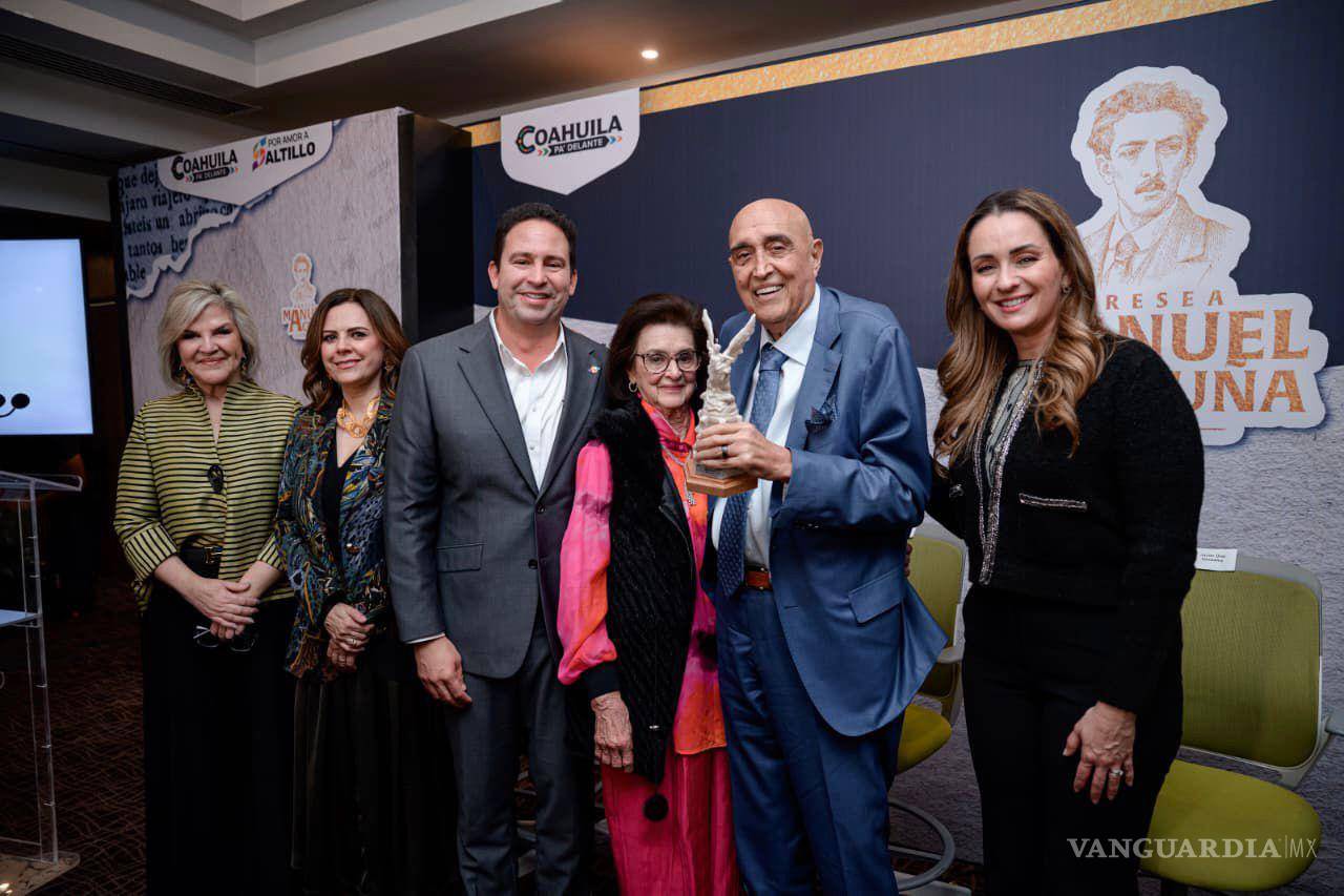 Saltillo reconoce a Pedro Torres Castilla con la Presea Manuel Acuña 2025