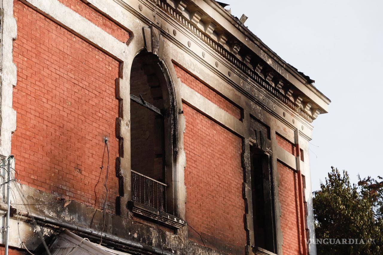 $!Tragedia en Saltillo... terrible incendio destruye la histórica Casa Alameda