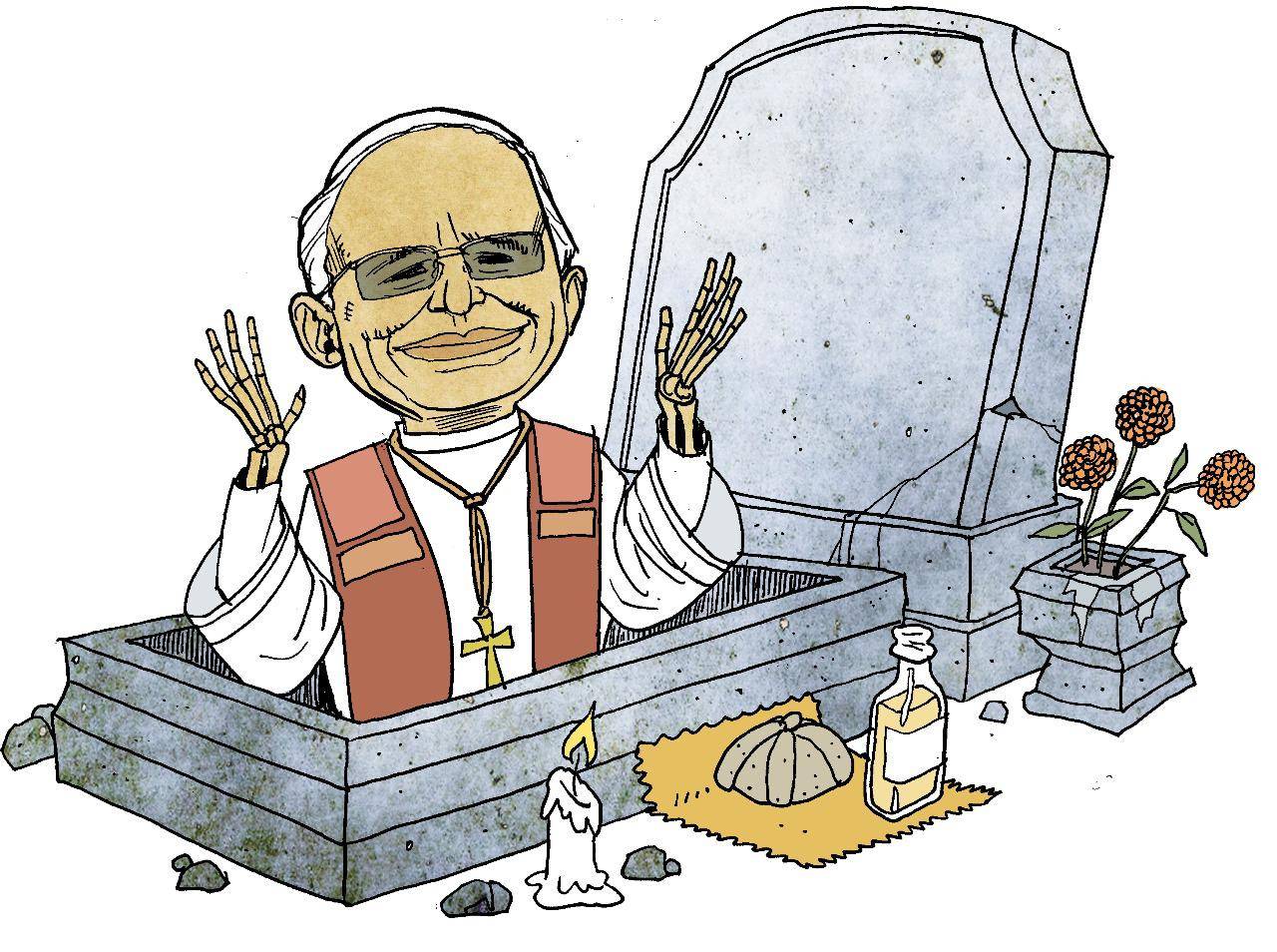 $!Calaveras 2025: Sheinbaum en silencio, Manolo vaquero y Trump contra el mundo